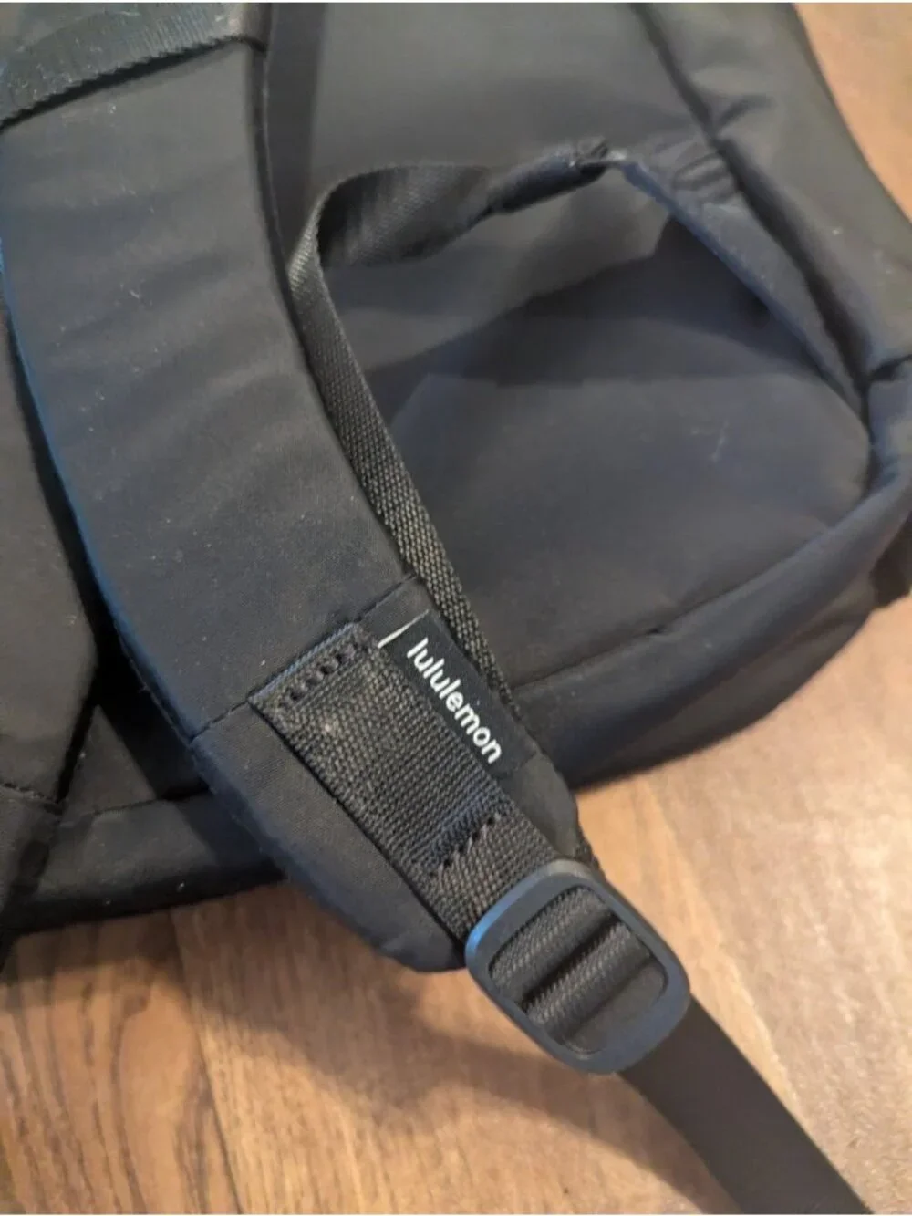 Lululemon Detroit Pistons Basketball Black Backpack Embroidered Nba